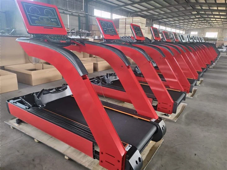 red treadmill factory stock